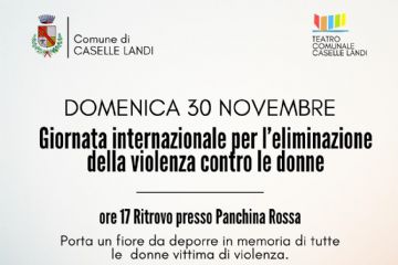 Giornata Mondiale Contro la Violenza sulle Donne - 30 Novembre 2025